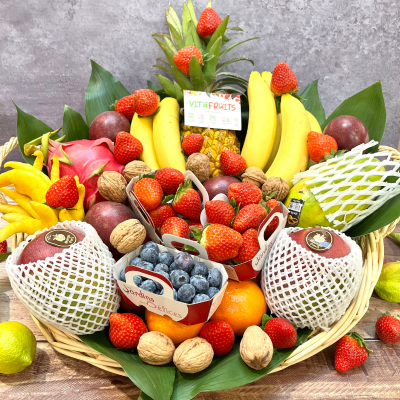 Bouquet De Fruits - Corbeille De Fruits Exotiques 5 kilos